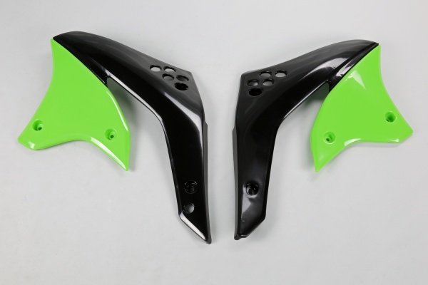Radiator Covers green for Kawasaki KX 450 F (2006-08)